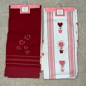 Valentines Day Kitchen Towels- NWT